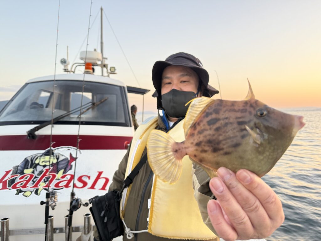 カワハギ＆アオリ